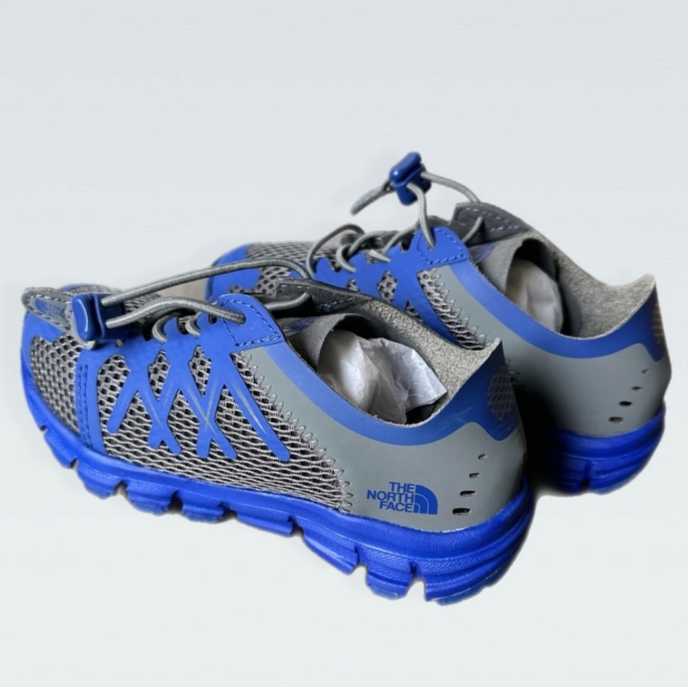 The North Face Kids Blue and Gray Shoes